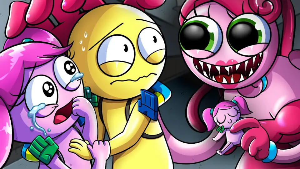 ANIMATION] PLAYER has a TWIN SISTER?! PLAYER VS MOMMY LONG LEGS! Poppy  Playtime Cartoon | SLIME CAT - Bilibili