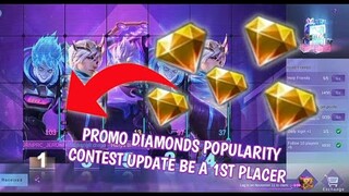 How to increased popularity promo diamonds Popularity contest in Mobile Legends 2021