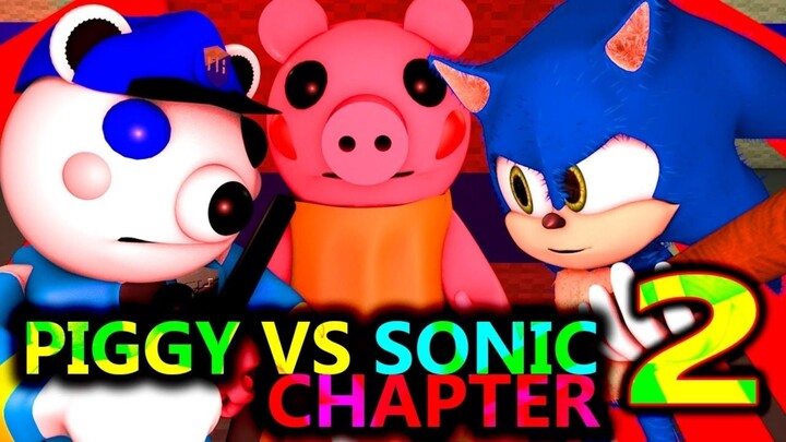 NEW PIGGY X SONIC ROBLOX ANIMATION CHALLENGE! Chapter 2 (reupload) Minecraft Horror Game