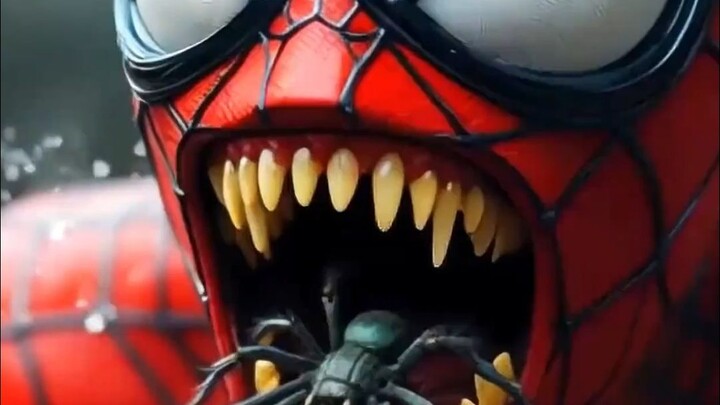 Spider-Man has undergone a terrible transformation