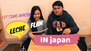 LECHE FLAN | 1ST TIME MAKING FILIPINO DESSERT IN JAPAN