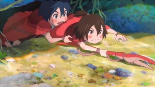 If the little crab man who lives under the water wants to survive, he must learn to hunt with his cl