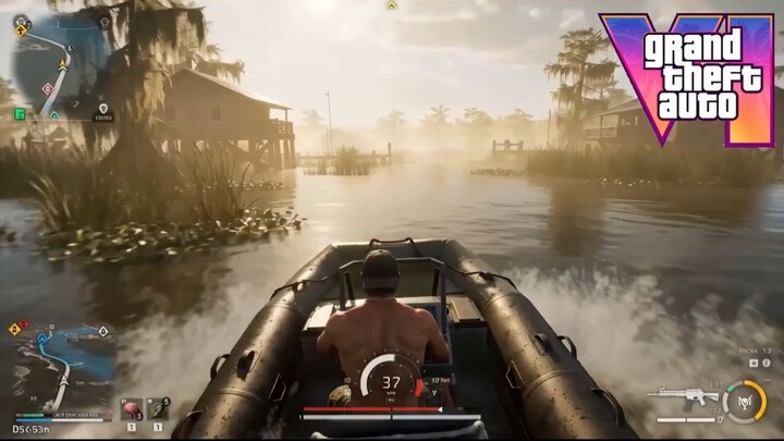 GTA VI Gameplay - New boat