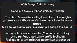 Web Design Sales Mastery Course Download