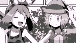 (Pokémon Fan Comic) After Xyz and Xiaozhi parted ways, Serena travels to the Hoenn region! (Raw)