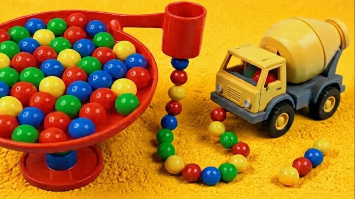 Marble Run Race ASMR 002 Wooden Wave Course Colorful Marbles #marblerun #marblerunrace #asmr