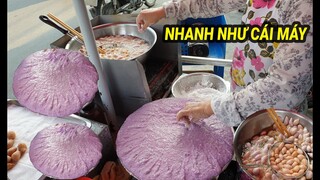 Đôi tay "ma thuật múa" nhanh như máy làm khoai mỡ khiến khách mê tít, xem đã mắt