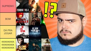 TIER LIST DE SURVIVAL HORROR! - SIDÃO DO GAME