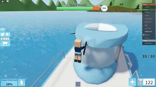 HEBI THỬ THÁCH 24 GIỜ SĂN CÁ MẬP TRONG ROBLOX_1 NGÀY HEBI LÀM CÁ MẬP