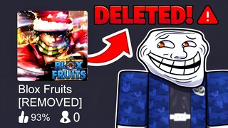 Blox Fruits Is GETTING DELETED Heres Why..