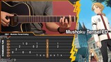 Mushoku Tensei ED - Only オンリー Acoustic (Fingerstyle Guitar Cover) TAB Tutorial