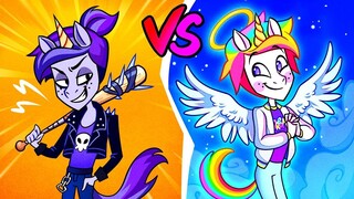 Pesta Ulang Tahun Unicorn!|| Ekstrovert vs Introvert ||Situasi Lucu dan Momen Canggung oleh Klub-Zee