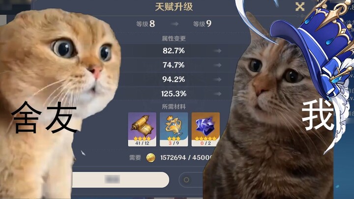 When my roommate asked me why I upgraded Fu Fu's normal attack talent