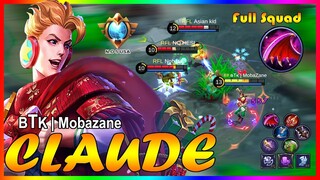 MOBAZANE USING CLAUDE TO DOMINATE THE GAME | TOPS GLOBAL MARKSMAN  | MLBB