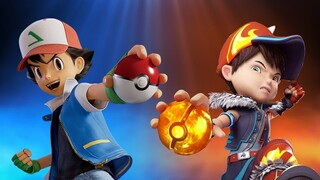 Boboiboy Galaxy vs Pokemon Evolutions 2020 (Fan Art Komik Boboiboy Musim 2)