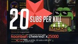 $100 PER KILL