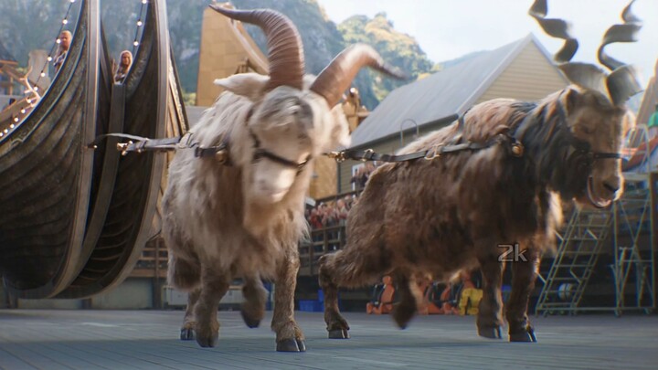 Thor 4: The screams of these two super giant sheep are too magical, and the screams are echoing in m