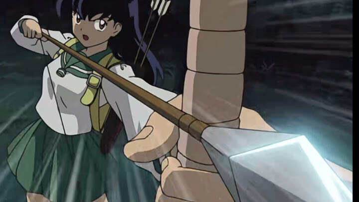 [InuYasha] Kagome in battle! Both her name and her power are incredible!