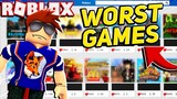 SUBS SUGGESTED I PLAY THE WORST GAMES ON ROBLOX!