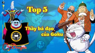 Top 5 bậc thầy bá đạo từng chỉ dạy võ công cho Goku