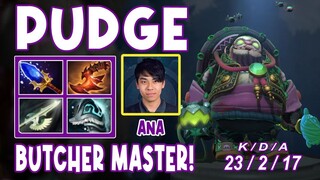 Ana Pudge Offlane Highlights Gameplay with 23 KILLS | BUTCHER MASTER! | Dota 2 Expo TV