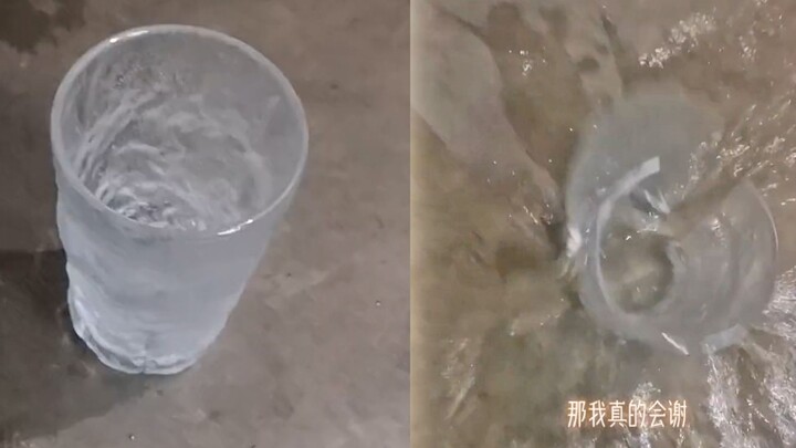 网购2个玻璃杯，其中一个被烫坏，商家不信女子随后操作让人笑喷
