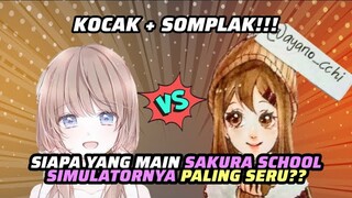 Brown Human vs Ayano Cchi: Duel Gamer Sakura School Simulator! Siapa Lebih Seru Ditonton? | #short