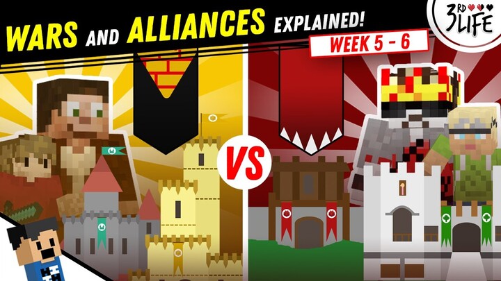 3rd Life SMP: Wars and Alliances Explained | WEEK 5 - 6