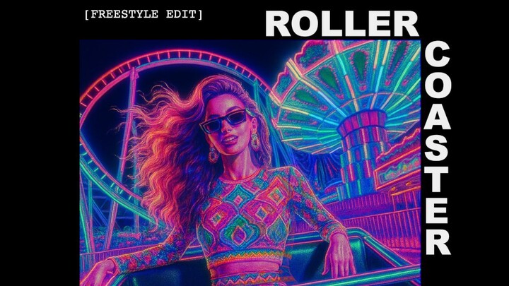 🎶 Rollercoaster [FREESTYLE EDIT]  🪩  Ria Gogolorez 🎢 #freestyle