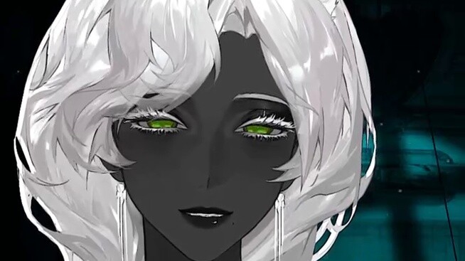 Dark-skinned mother's bad countdown ten seconds [for personal use]