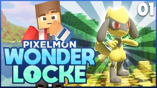 Pixelmon WonderLocke | The Journey Starts HERE! | EP 1 | Pixelmon Reforged 7.2.2 1.12.2 Mod Server