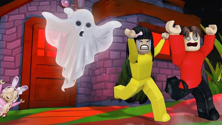 Yuta Dan Mio Masuk Kerumah Hantu Terus Kabur  ROBLOX