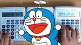 Memainkan Lagu Tema Doraemon dengan 3 Kalkulator