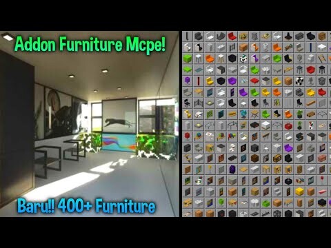 BARU!!! 400+ Addon Furniture Modern Terlengkap & Terbaik Di Mcpe - MCPE 1.19