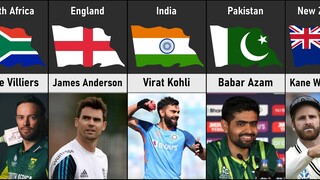 Famous Cricket Players From Different Countries