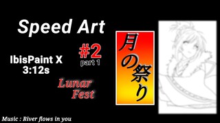 Lunar Fest Speed Art part 1 (Drawing)