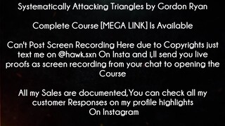 Systematically Attacking Triangles by Gordon Ryan Course download