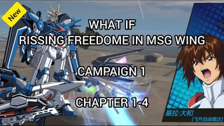What If Rissing Freedome in Gundam Wing 新機動戦記ガンダム W, 機動戦士ガンダム Campaign 1
