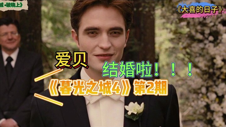 大家最爱的婚礼来啦！——过度解读《暮光之城4》2