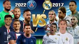 2023 PSG 🆚 2017 Real Madrid 🤯🔥 (Messi,Ronaldo,Neymar,Ramos,Benzema,Mbappe,Modric...) 11 vs 11 💪