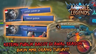 KETEMU PUBLIK BACOT DI AWAL SEASON BIKIN PUSING!! PART 1 - Mobile Legend