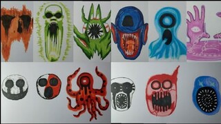25 New Mosters Horror In DOORS ROBLOX How To Draw