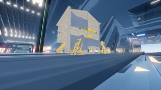 Dangerous party of unfinished buildings and tunnel boring machines