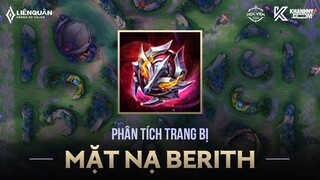 TẠI SAO MAX LẠI LÊN MẶT NẠ BERITH?