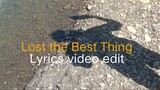 Kyline Alcantara - Lost the Best Thing (Charice Pempengco short cover) (Lyrics video edit)