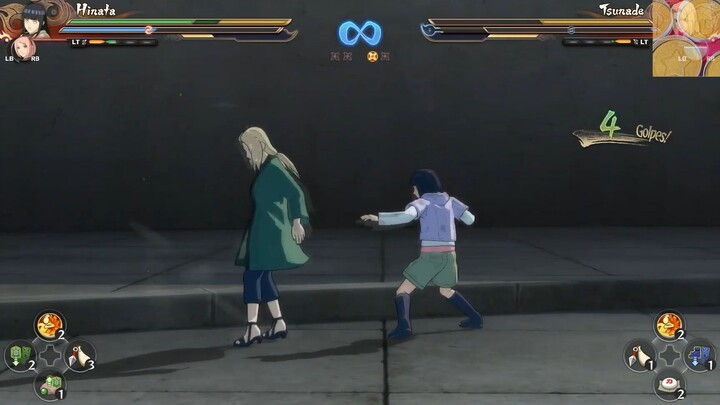 Game đối kháng Naruto 4 - Hinata và Sakura Vs Mei và Tsunade