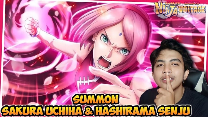 Summon Sakura Uchiha & Hashirama Senju Apakah Hoki Guys | Naruto X Boruto Ninja Voltage