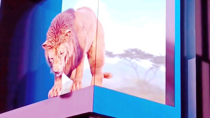 3D lion