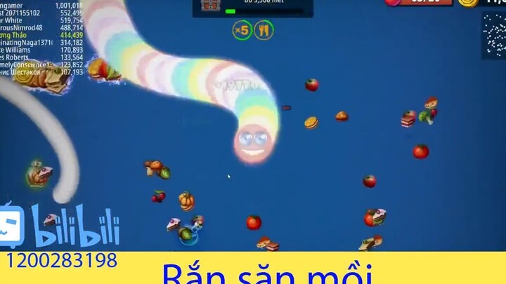 Làm lại trận đấu với 1 con giun 7 sắc cầu vồng #game