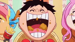 Buku harian tiga pecinta kuliner yang mencari makanan, Luffy, Joe, dan Baboni